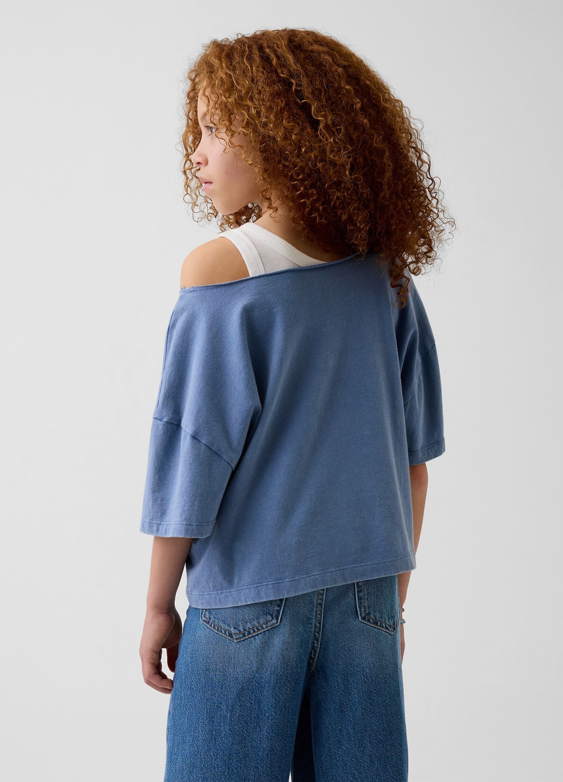 T-shirt a maniche corte con logo GAP