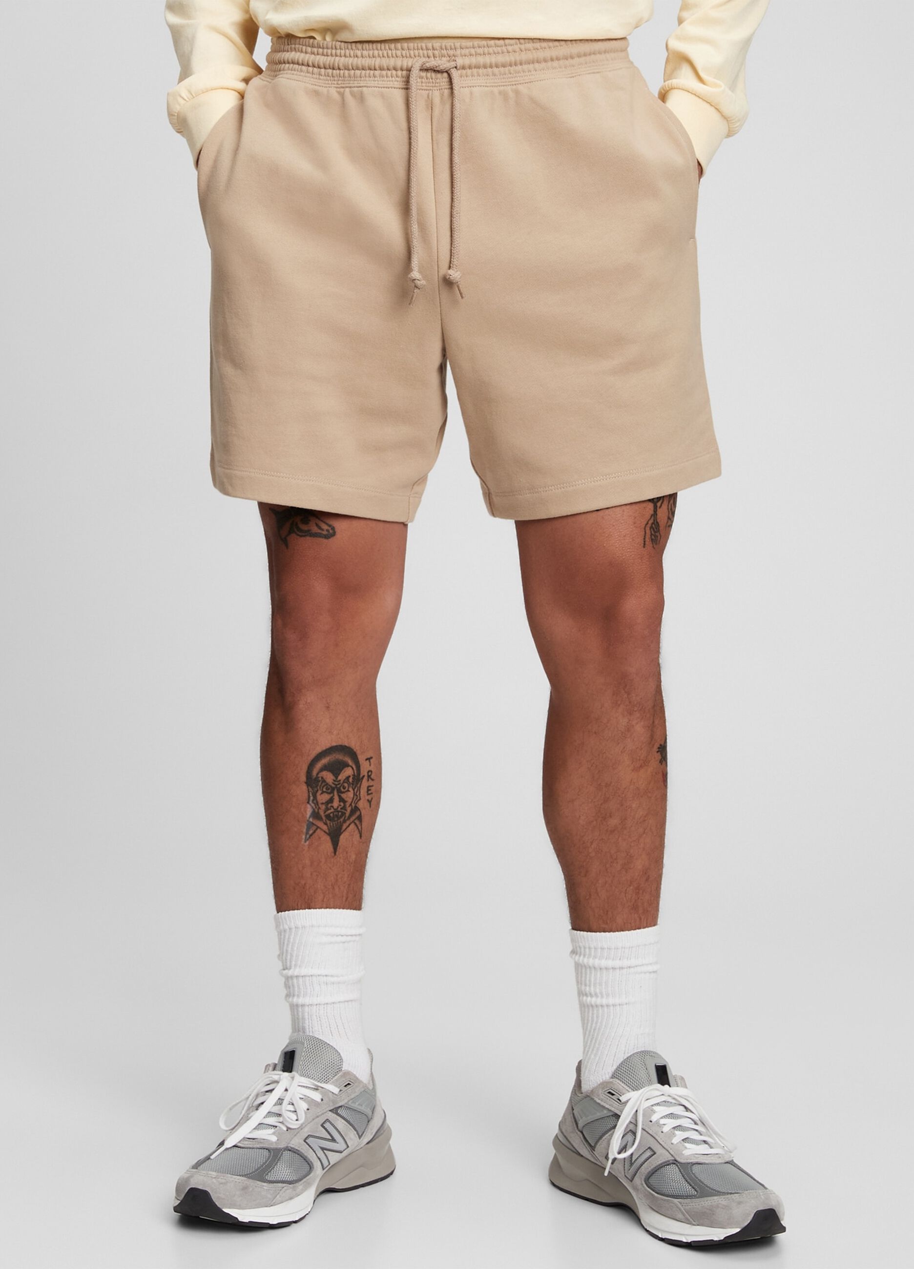 Bermuda jogger in felpa