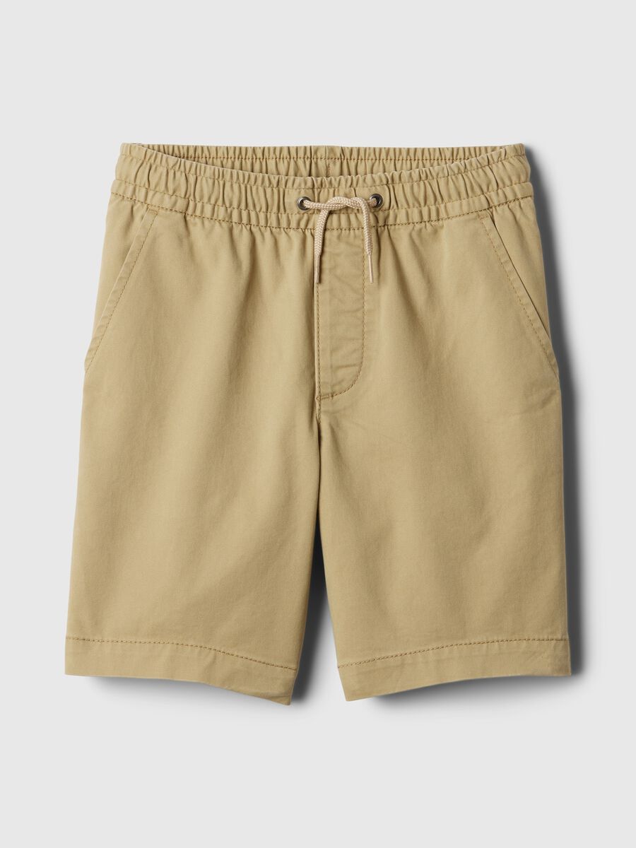 Bermuda in twill con coulisse Bambino_3