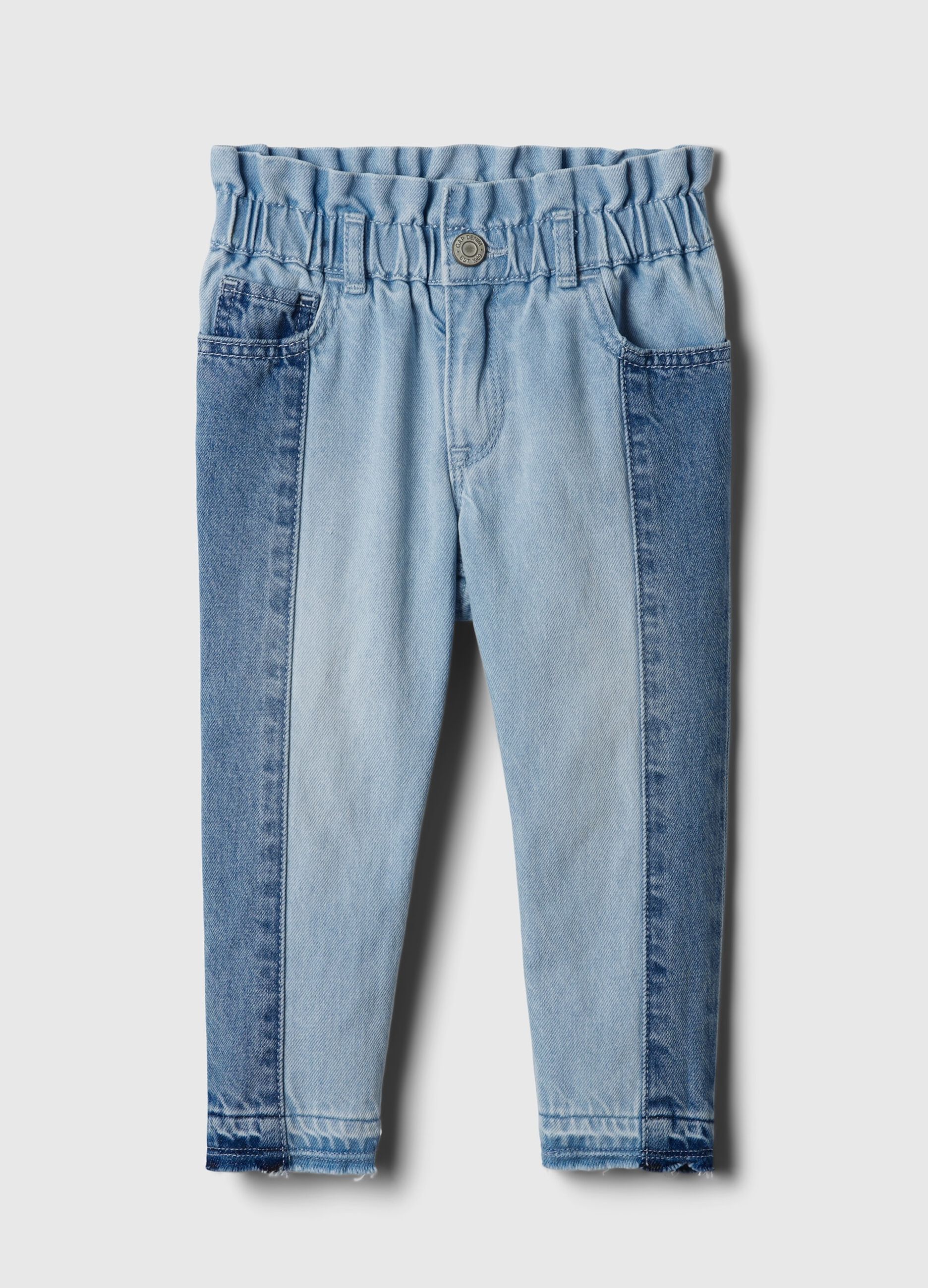 Mum-fit jeans with five pockets