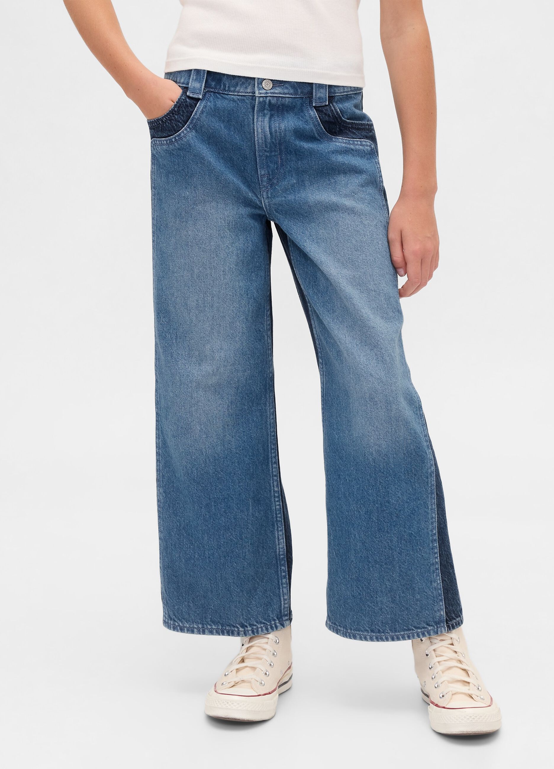 Pantaloni denim in cotone_1