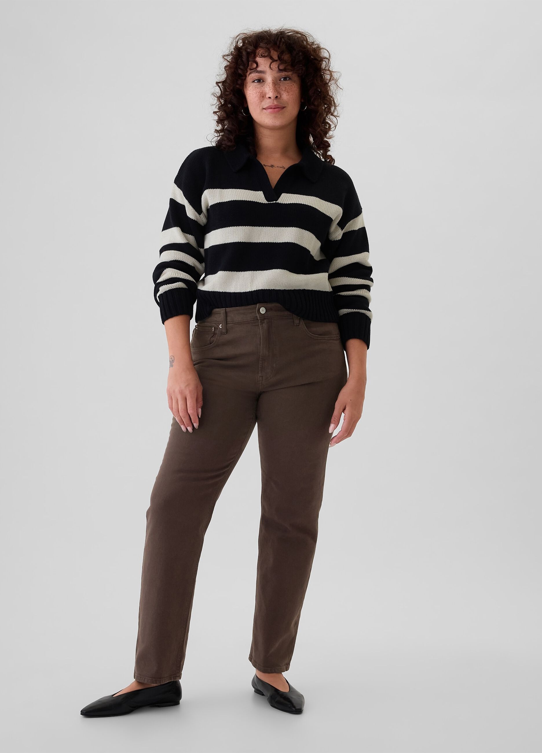 Straight-fit trousers in stretch cotton_5