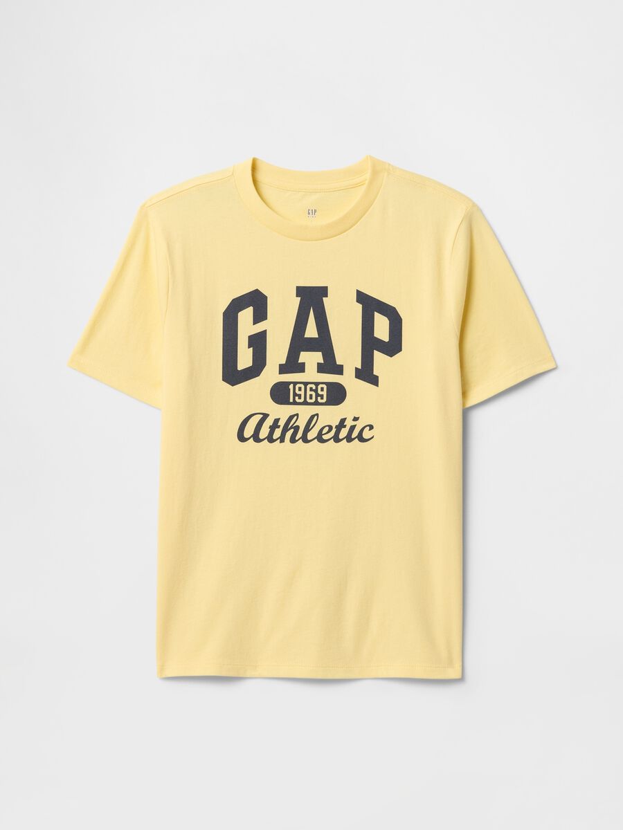 T-shirt gialla GAP Athletica 1969 Bambino_0