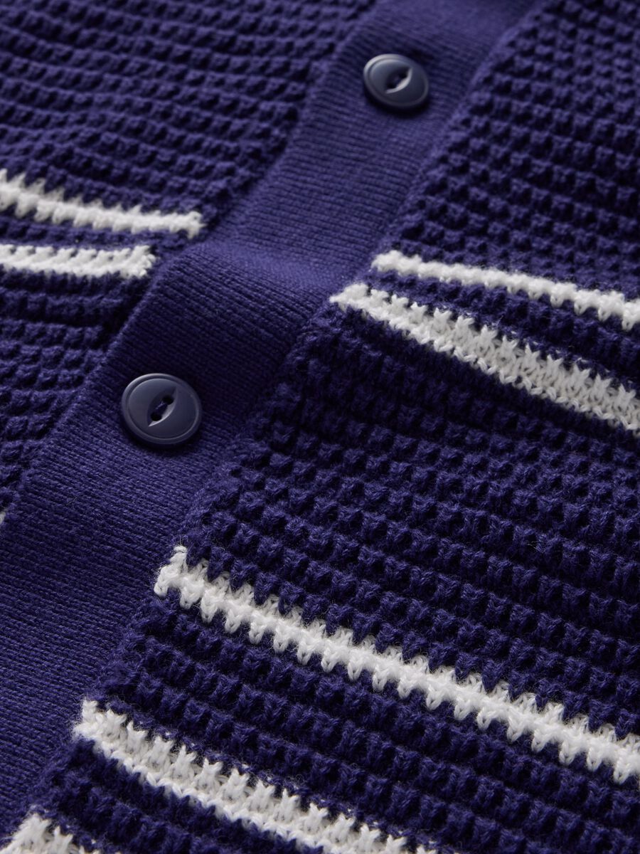 Blue Short Sleeve Polo in Pure Cotton by OVS Boy_4