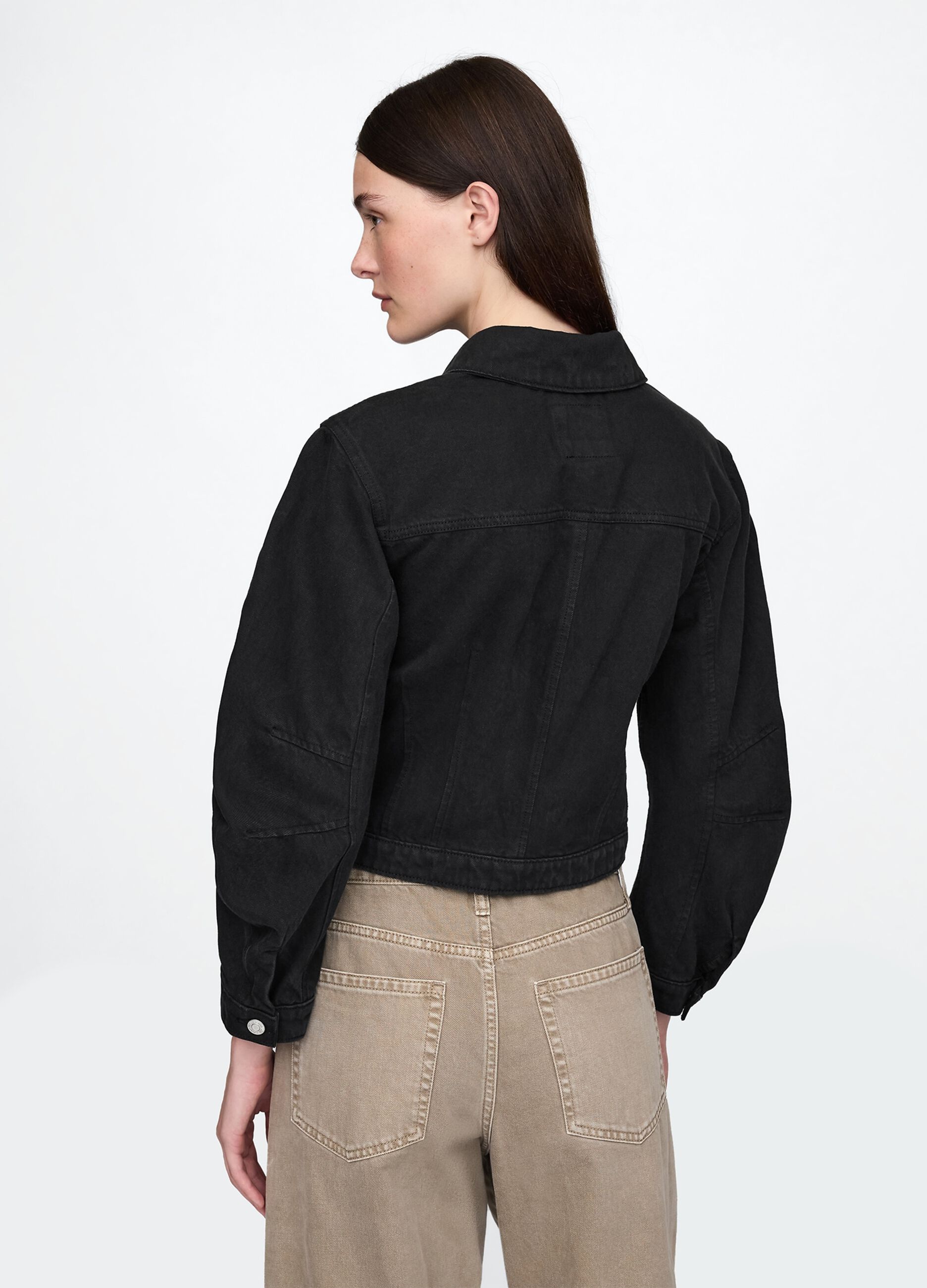 Giacca in denim nera Gap_2