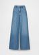 Jeans wide leg in puro cotone_4