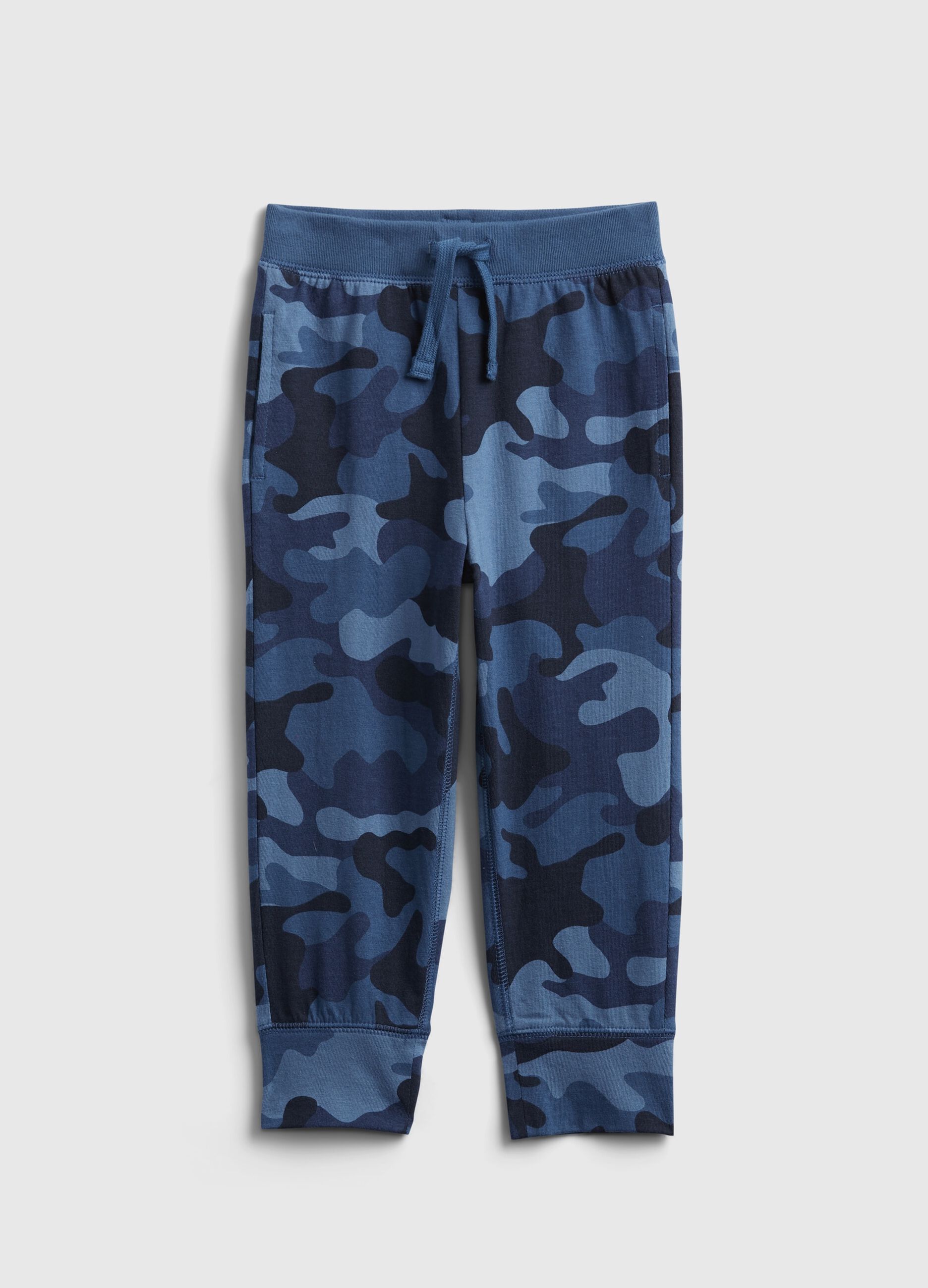 Camouflage plush joggers