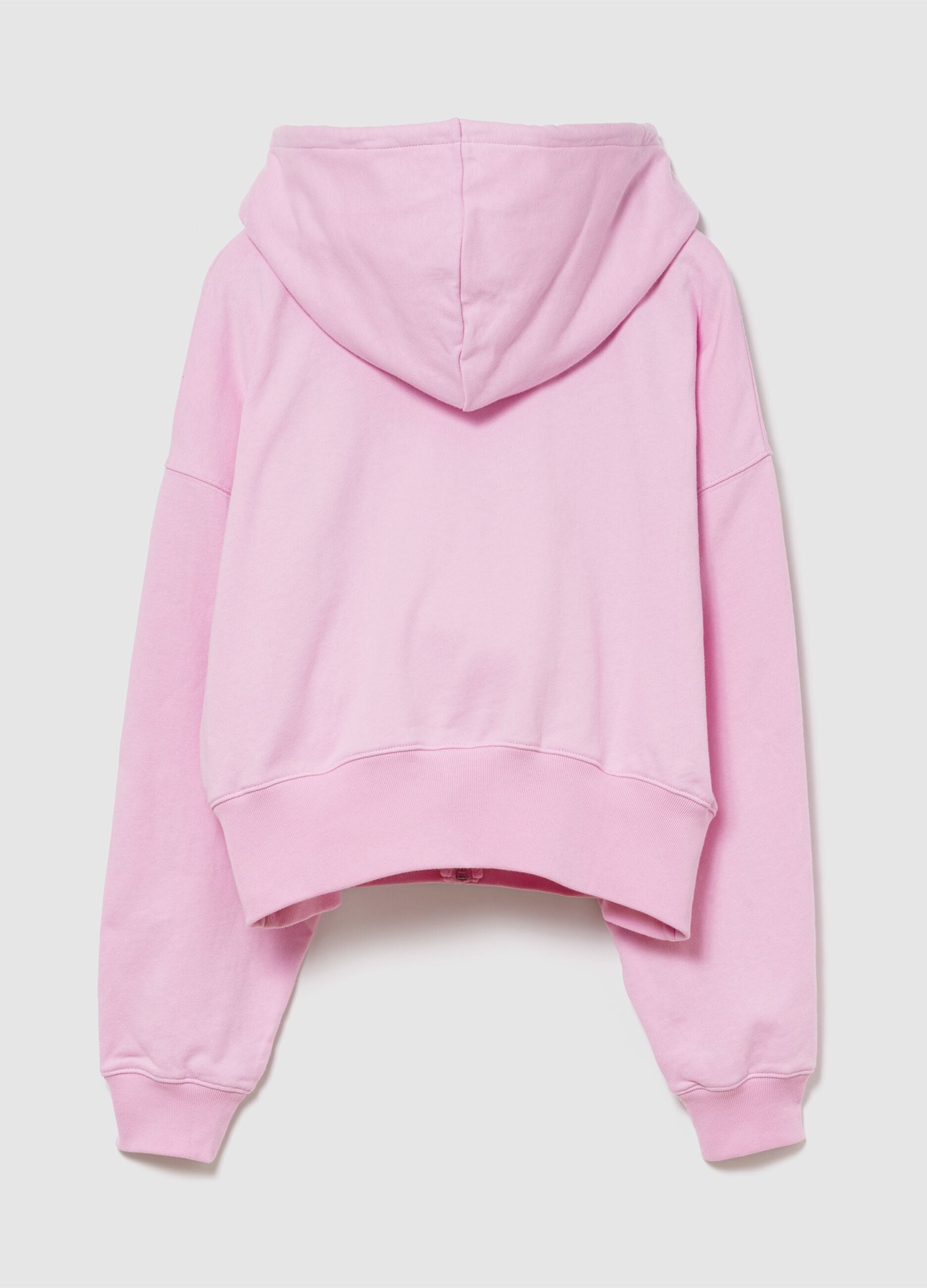 Felpa con logo GAP, cappuccio e zip in misto cotone