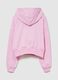 Felpa con logo GAP, cappuccio e zip in misto cotone_5