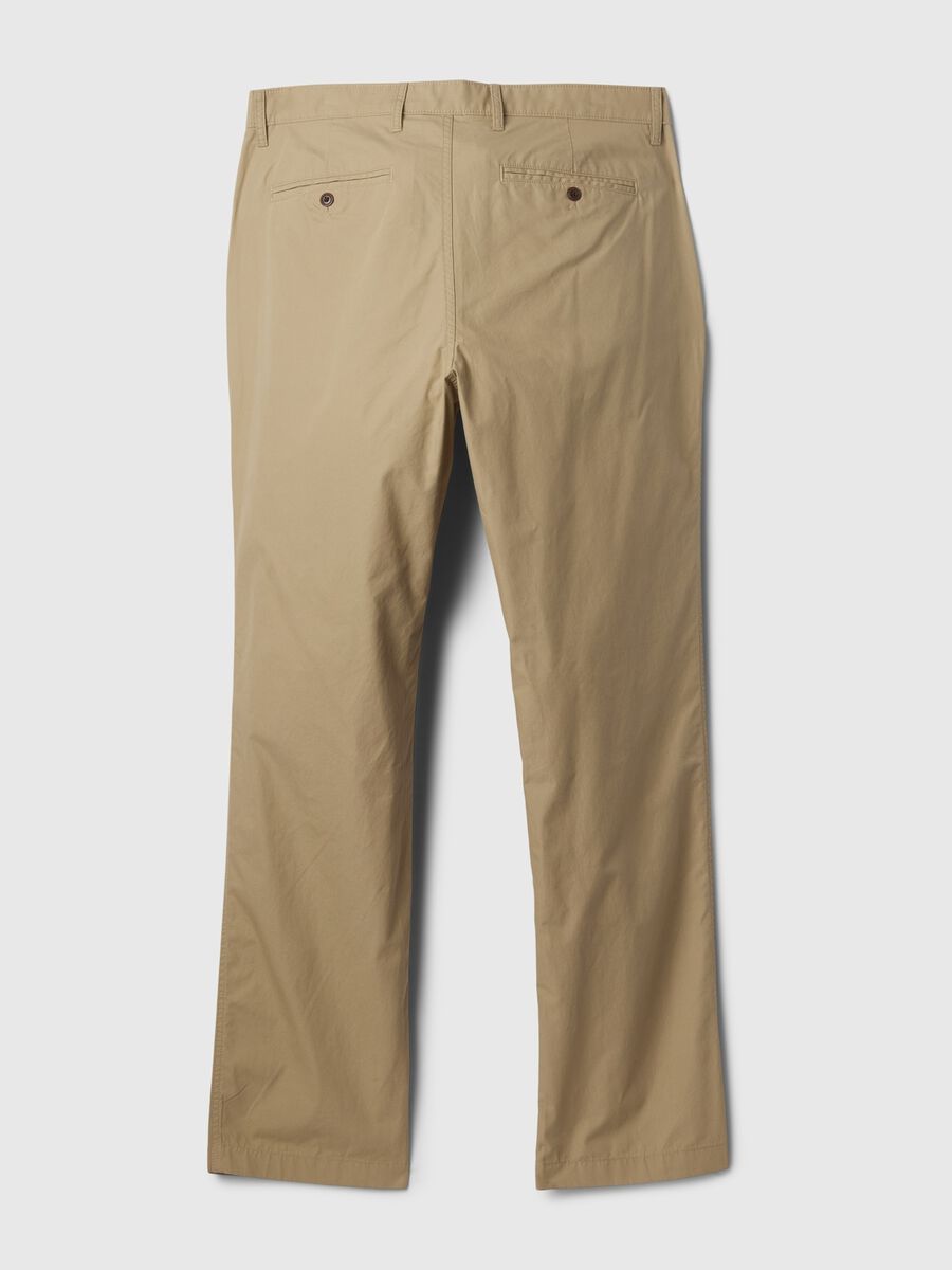 Chino trousers in poplin Man_5