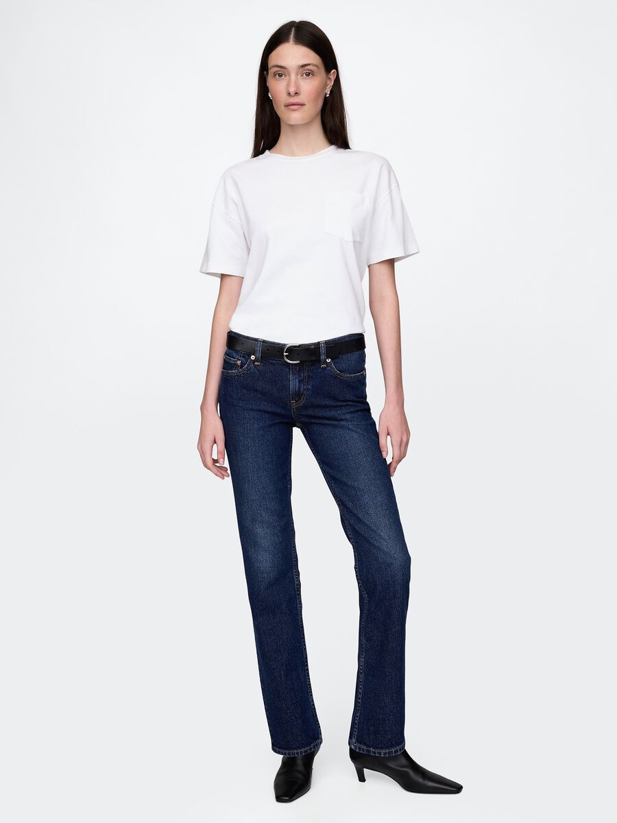 Stretchable Blue Denim Trousers Woman_0