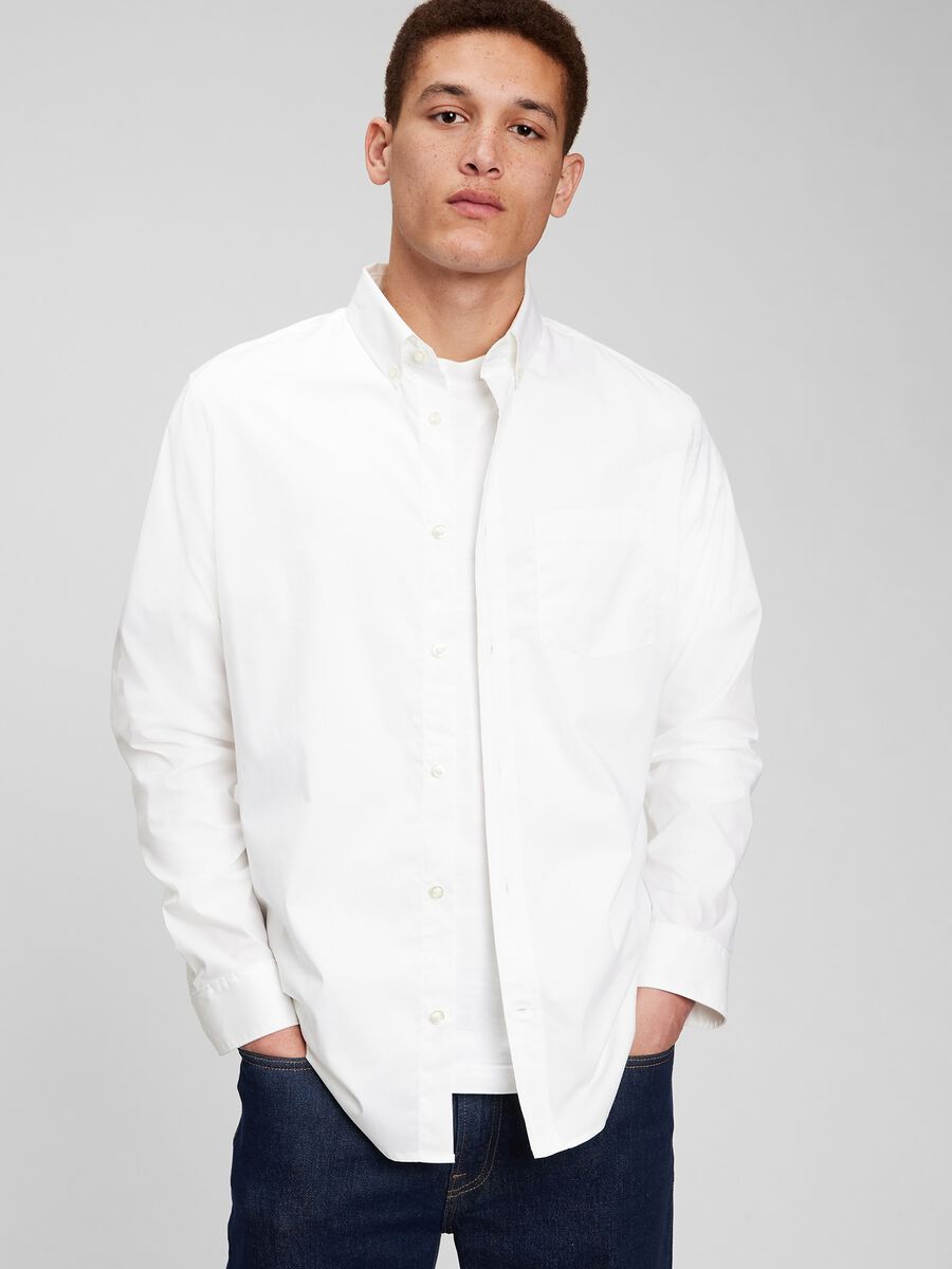 Camicia regular fit in tessuto Coolmax® Uomo_0