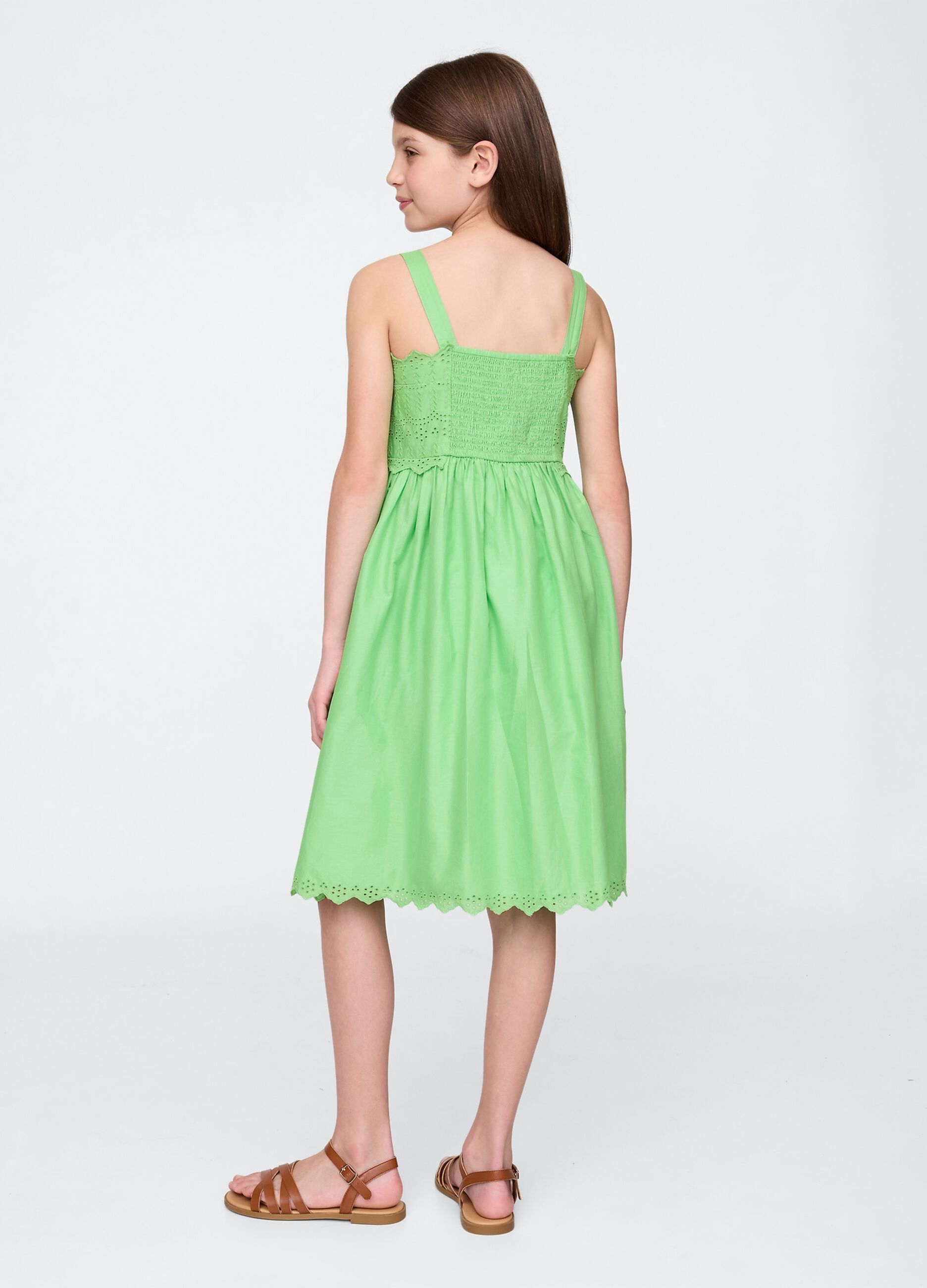 Abito verde in cotone Gap Kids_1