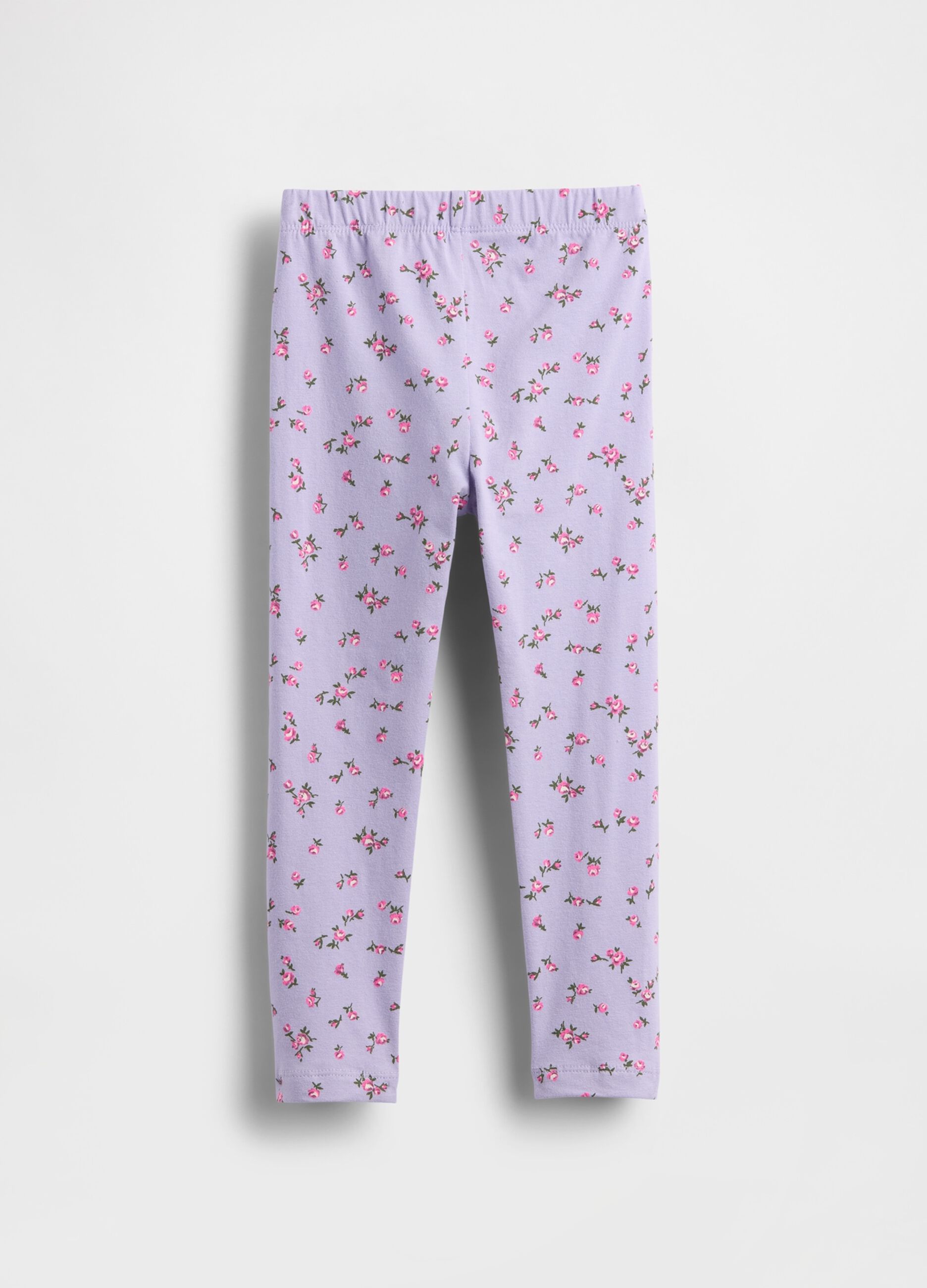 Leggings viola in cotone elasticizzato_1
