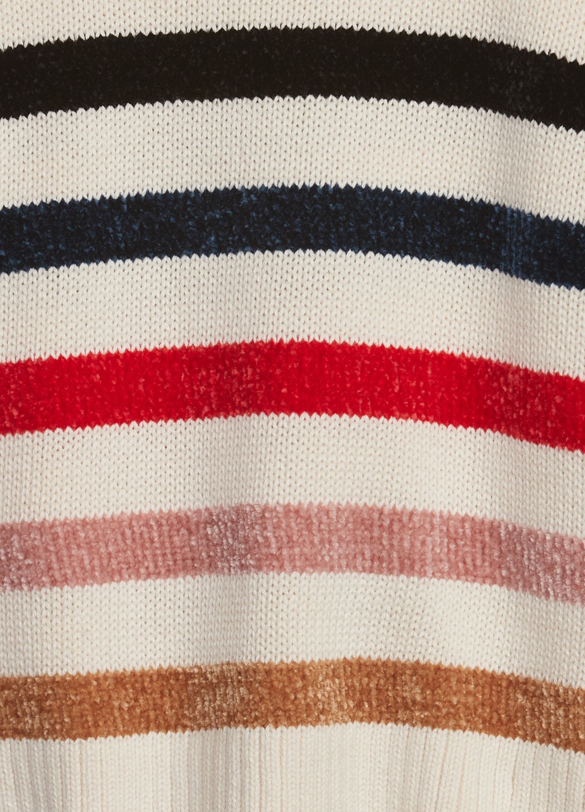 Pullover with striped mock neck_2