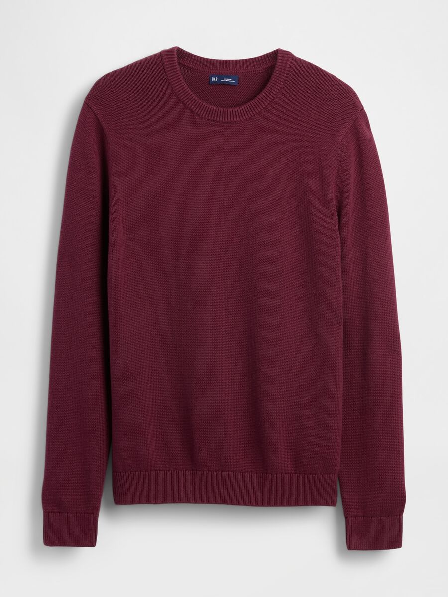 Maglione rosso in cotone Uomo_4
