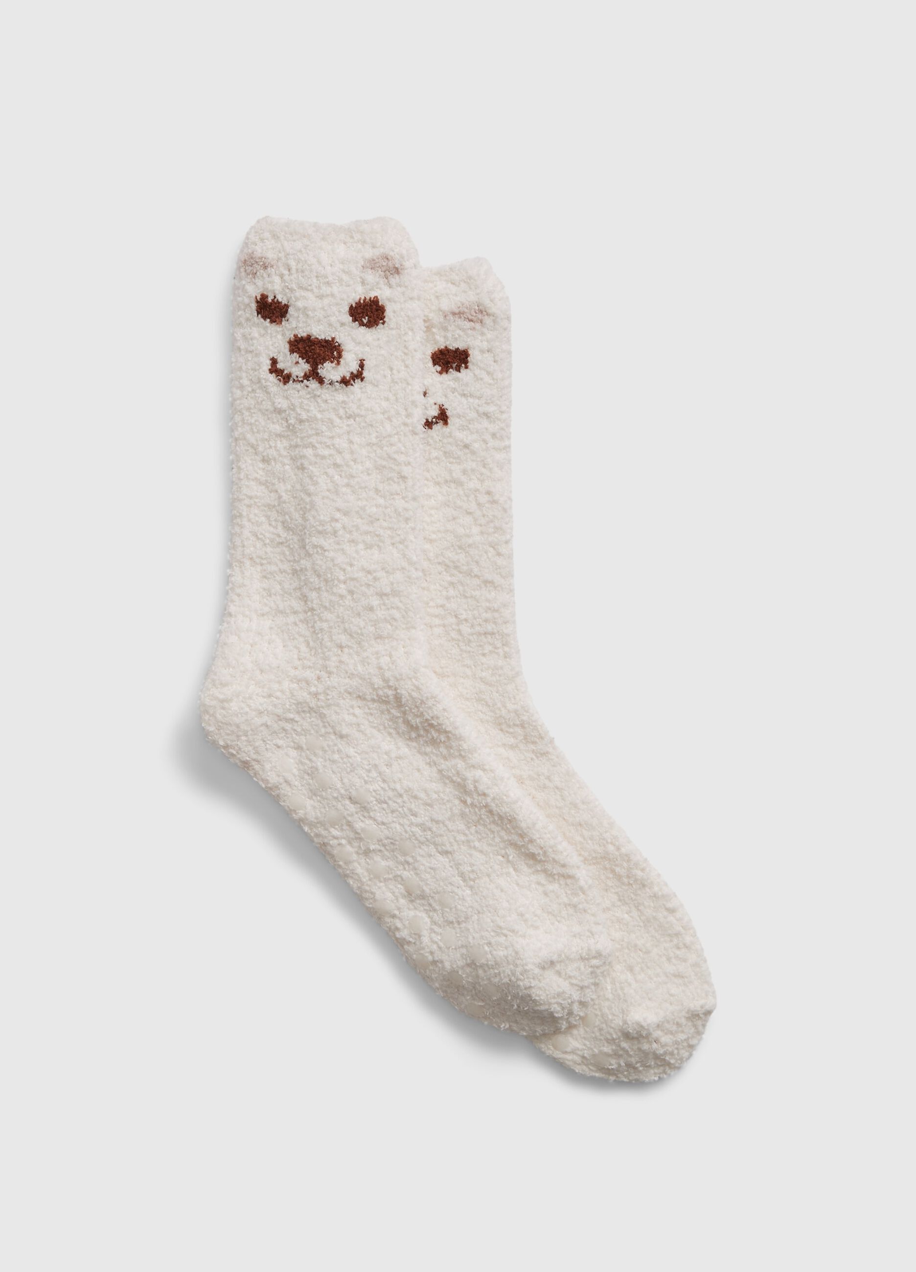 Slipper socks with Bear design