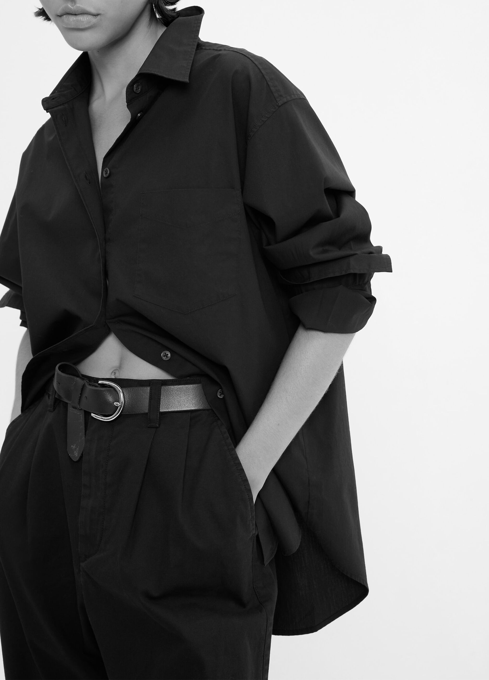Cotton oversized shirt_2