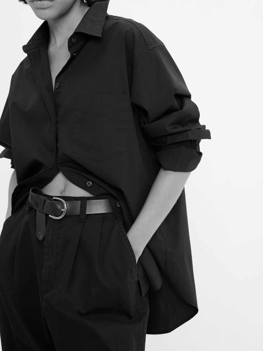 Camicia oversize in cotone Donna_2