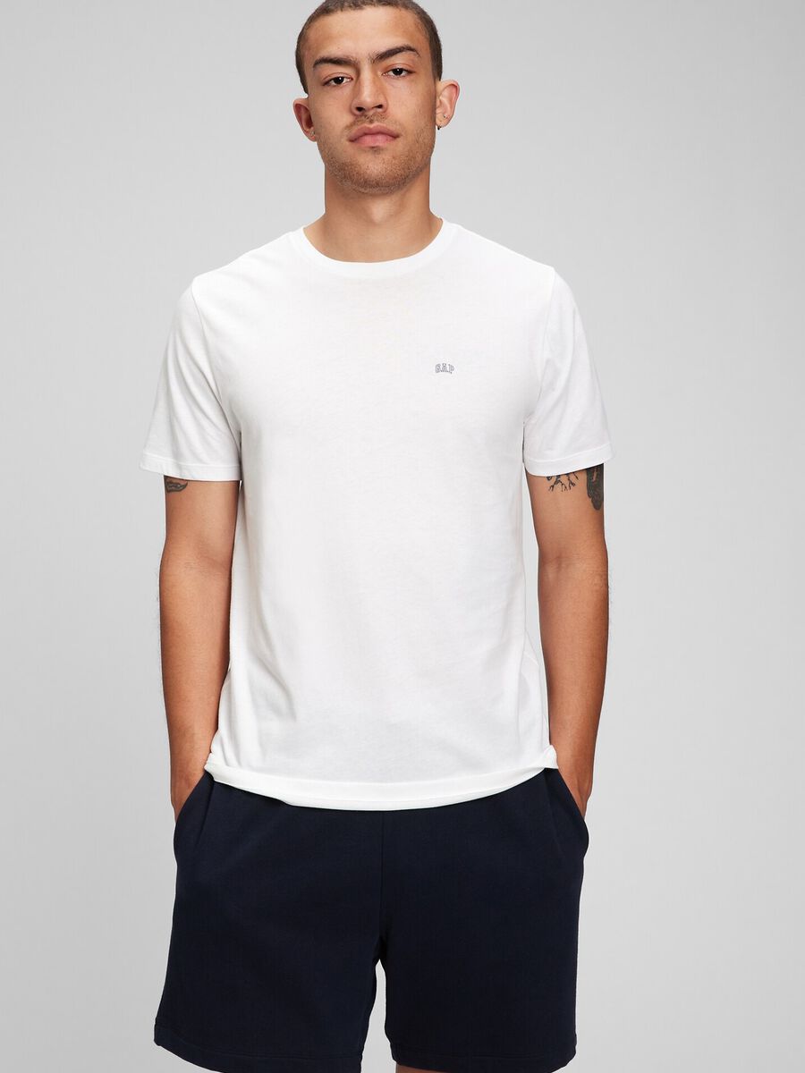 Tripack t-shirt con stampa logo Uomo_1