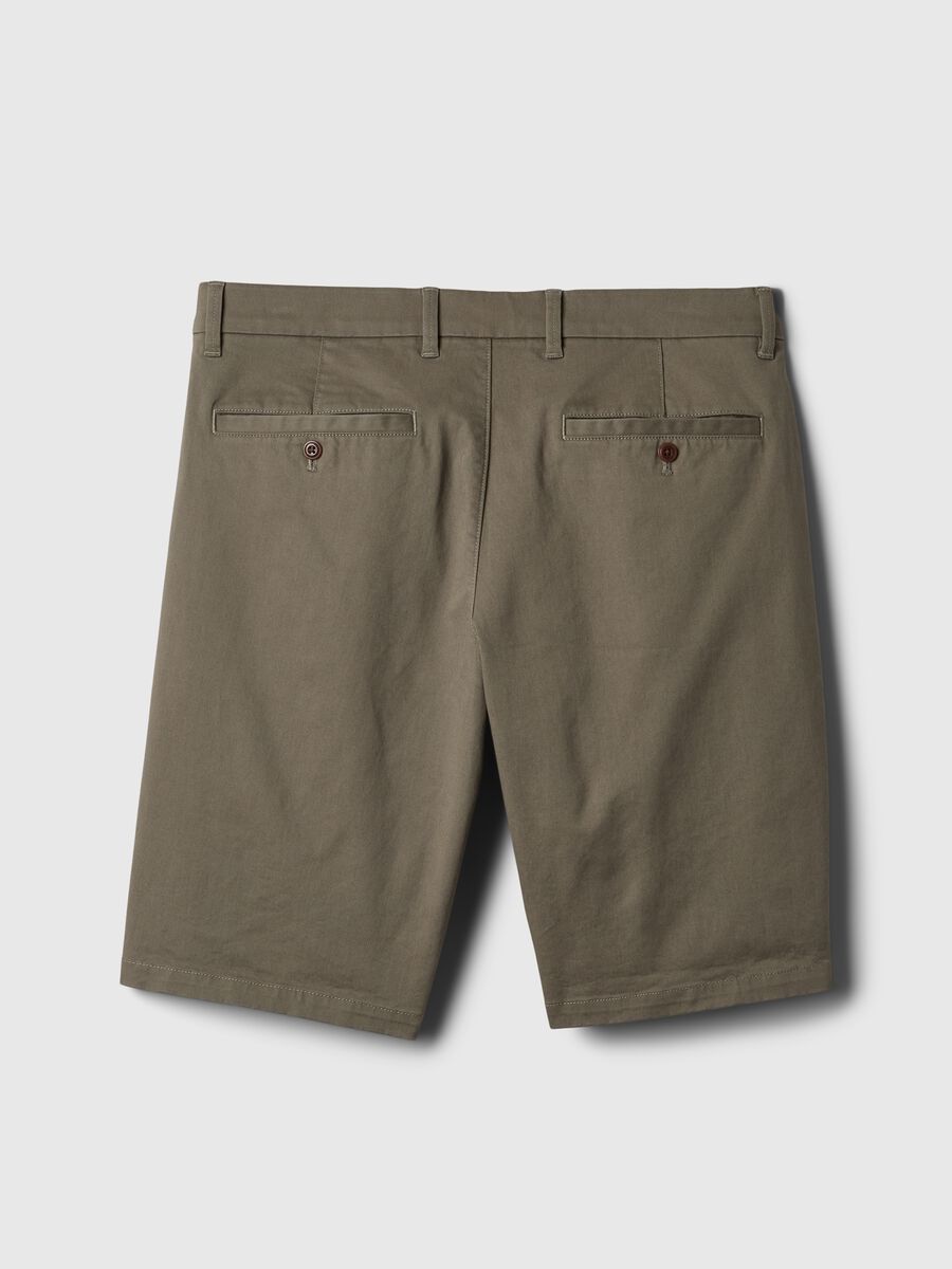 Relaxed-fit Bermuda shorts in stretch cotton Man_5