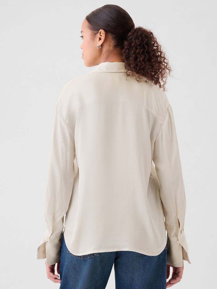 Camicia in viscosa satin Donna_2