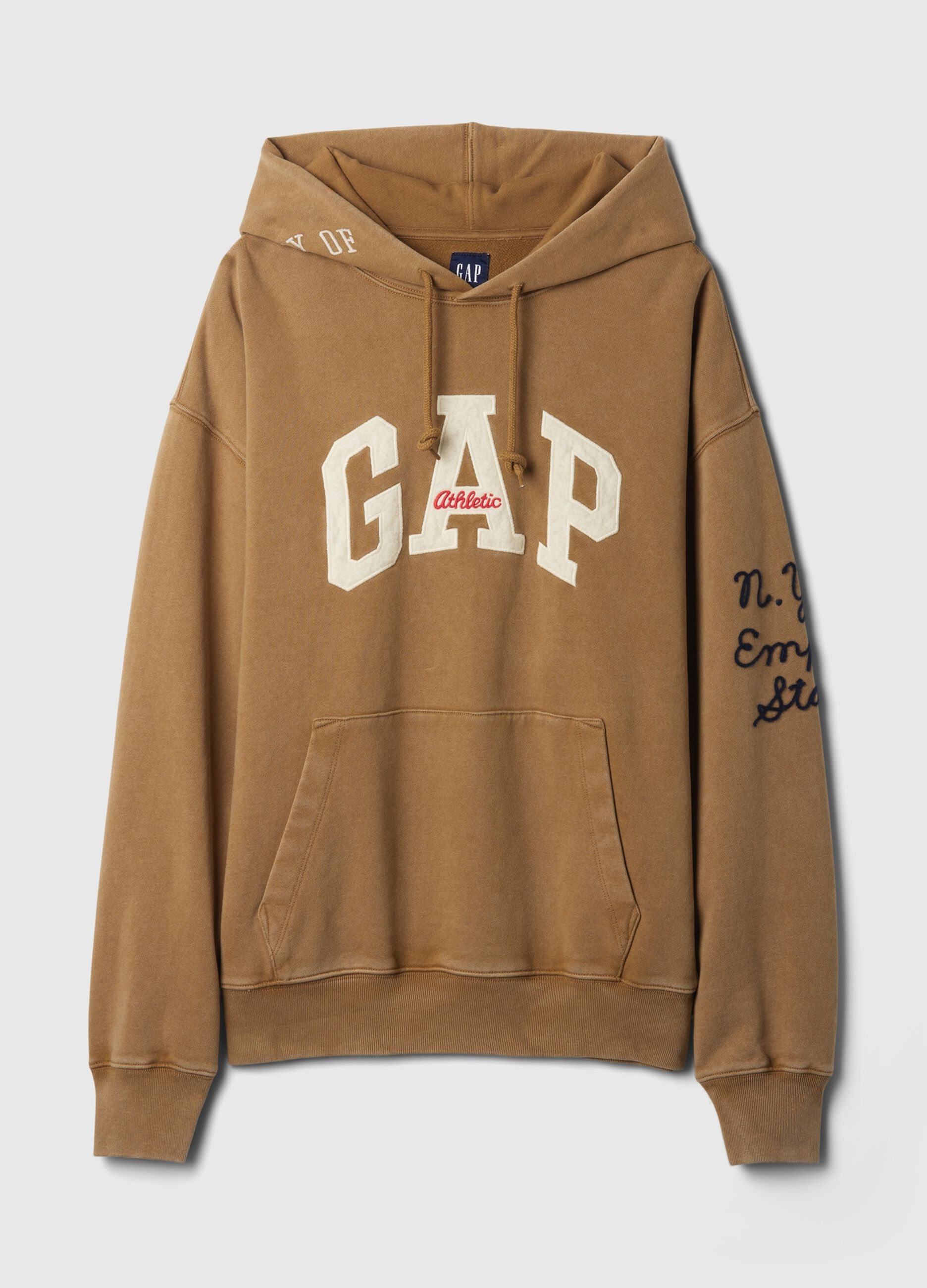 Felpa con cappuccio e patch logo_4