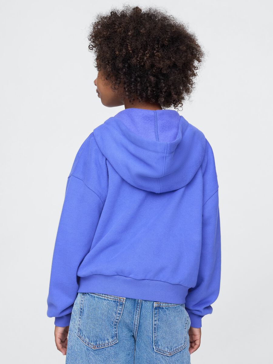 Purple full zip hoodie GAP Kids Girl_2