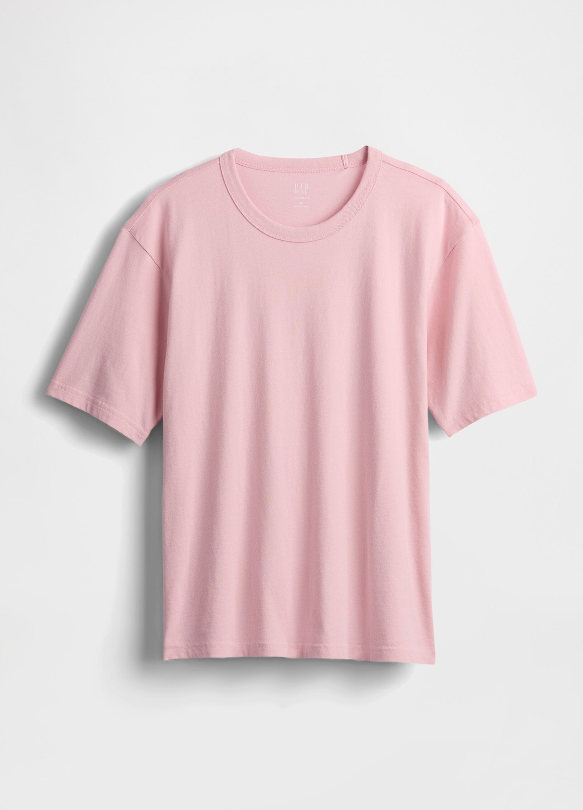 T-shirt rosa in puro cotone_4