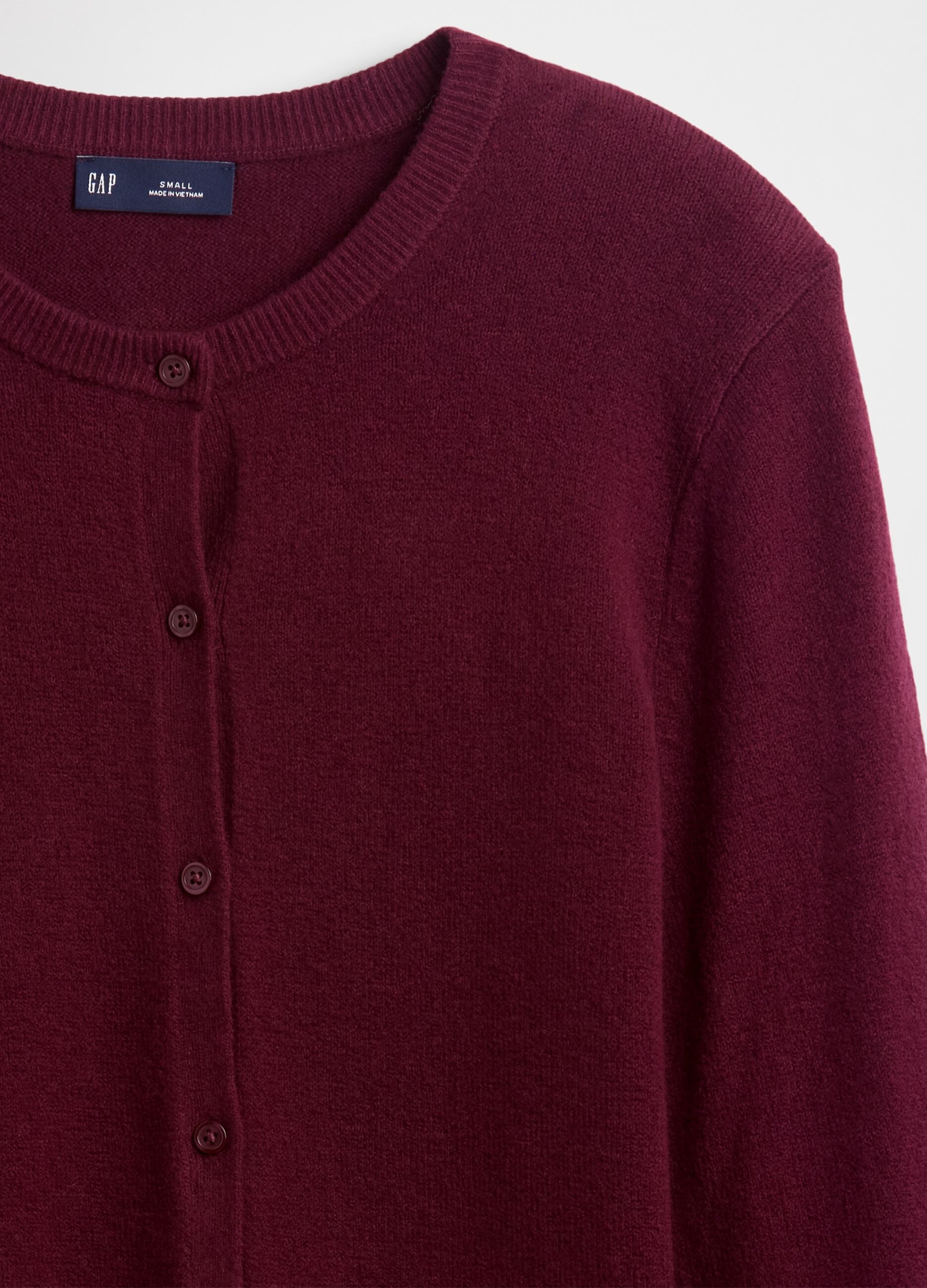 Cardigan viola in misto cotone