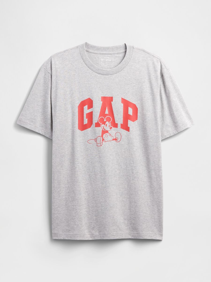 T-shirt grigia a maniche corte con stampa gap Uomo_3