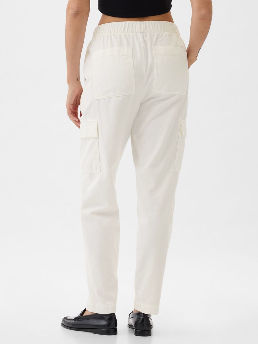 Pantalone straight fit cargo Donna_4