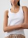 Tank top in cotone elasticizzato con logo GAP_3