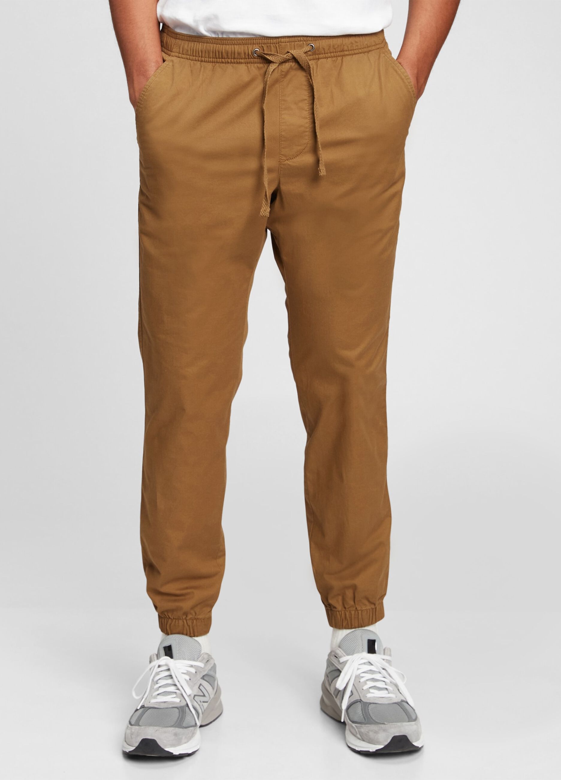 Joggers in tela con coulisse