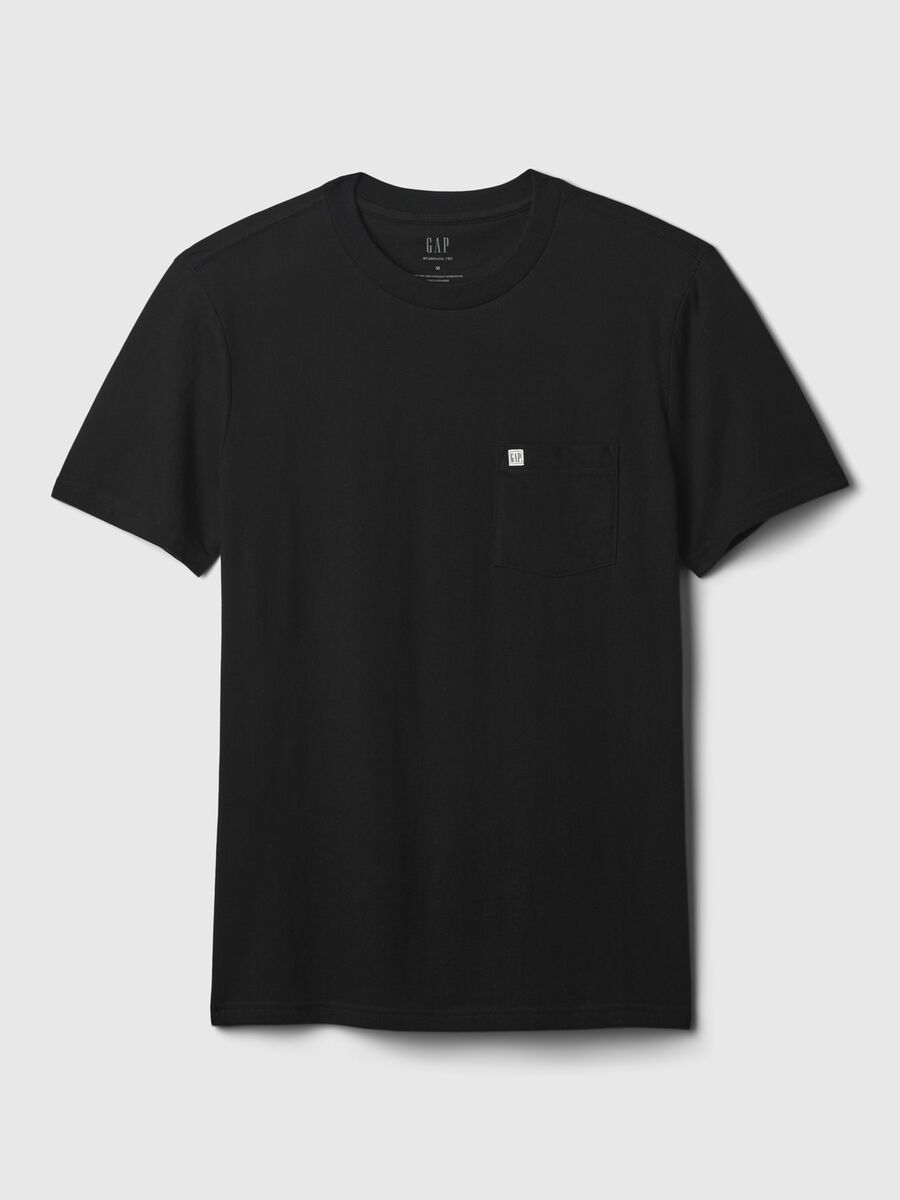 T-shirt in cotone con tasca Uomo_3