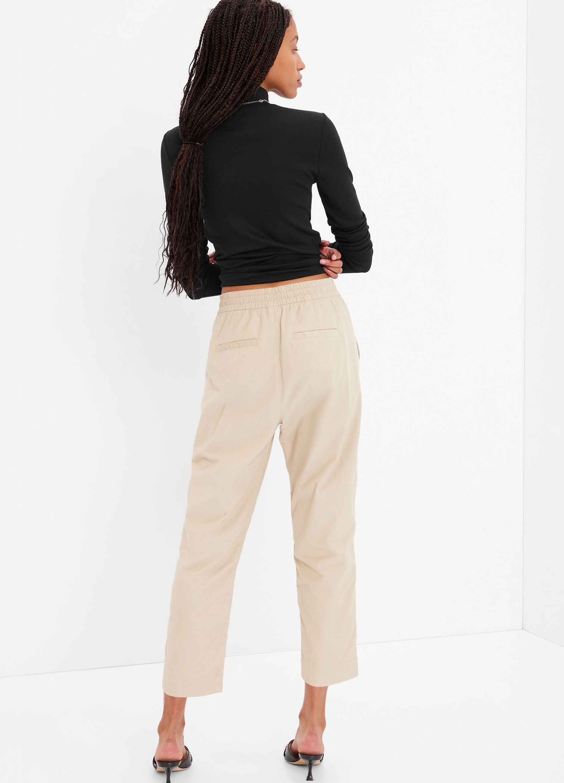 Pull-on pants with drawstring waist_1
