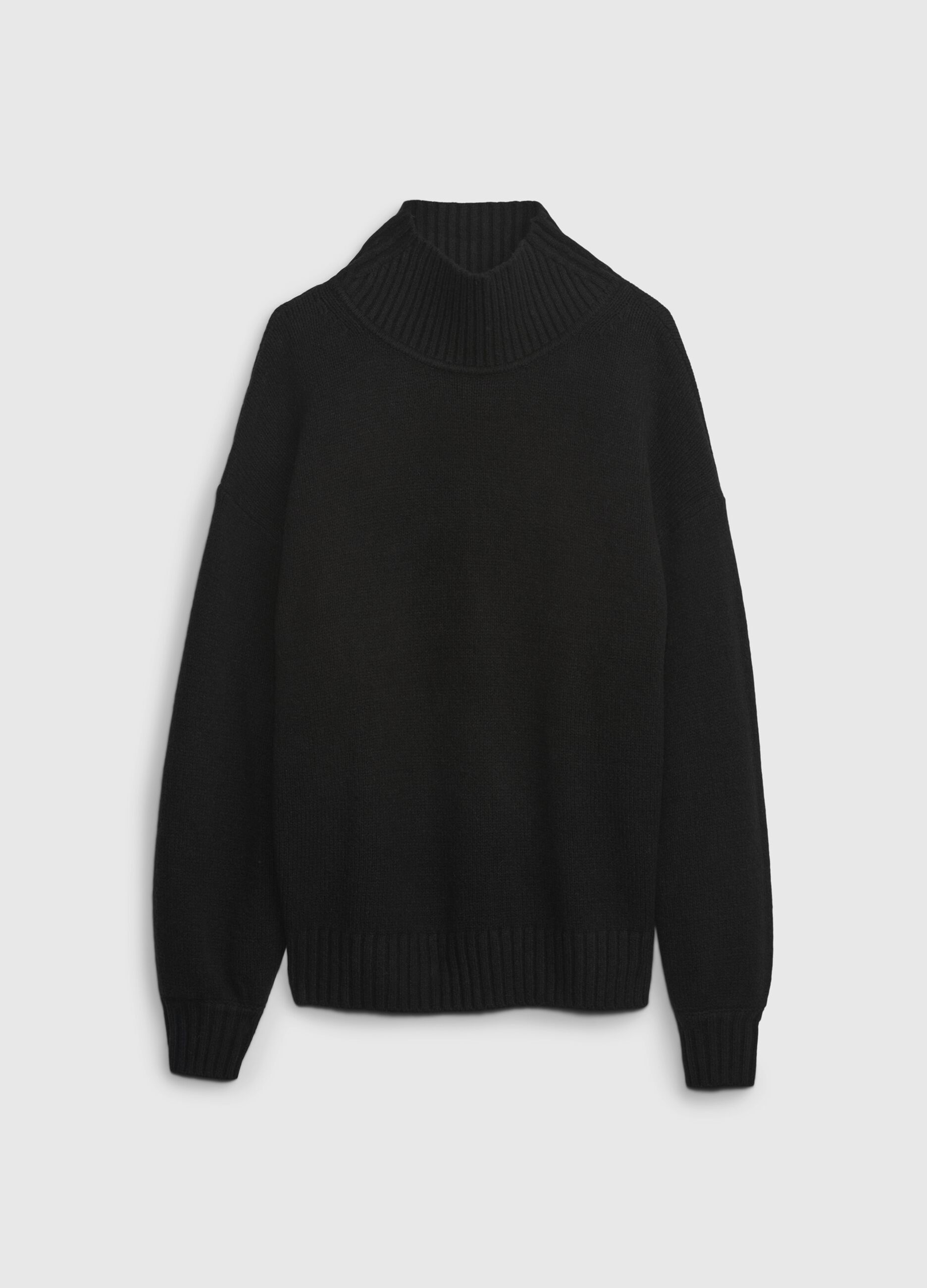 Pullover oversize mock neck_5