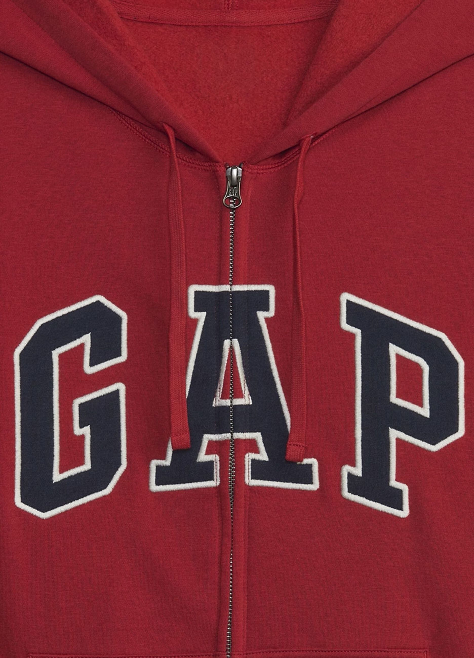 Full-zip sweatshirt with hood and logo embroidery_3