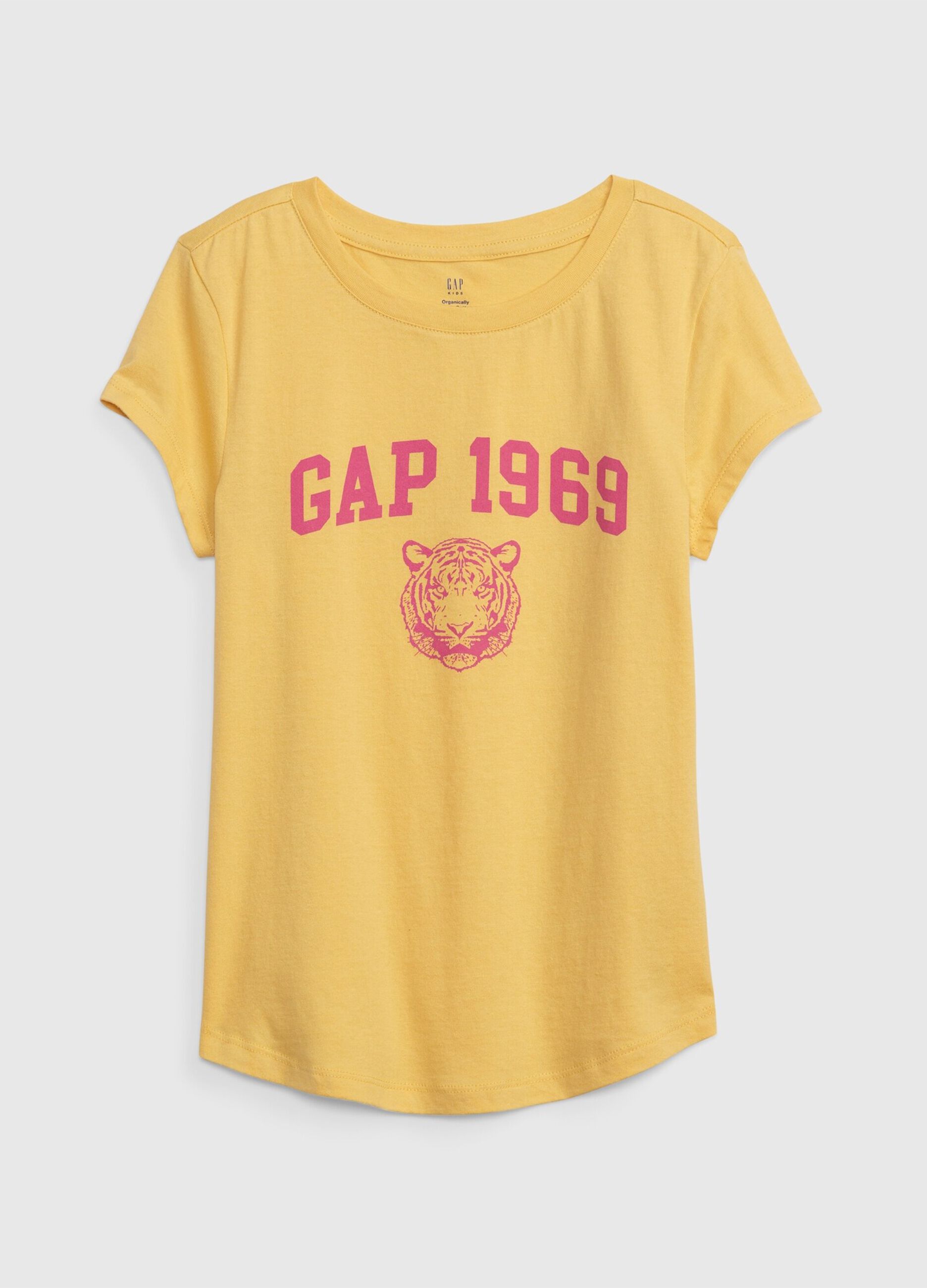 T-shirt with logo and tiger print
