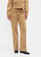 Pantaloni in cotone elasticizzato beige slim fit_1