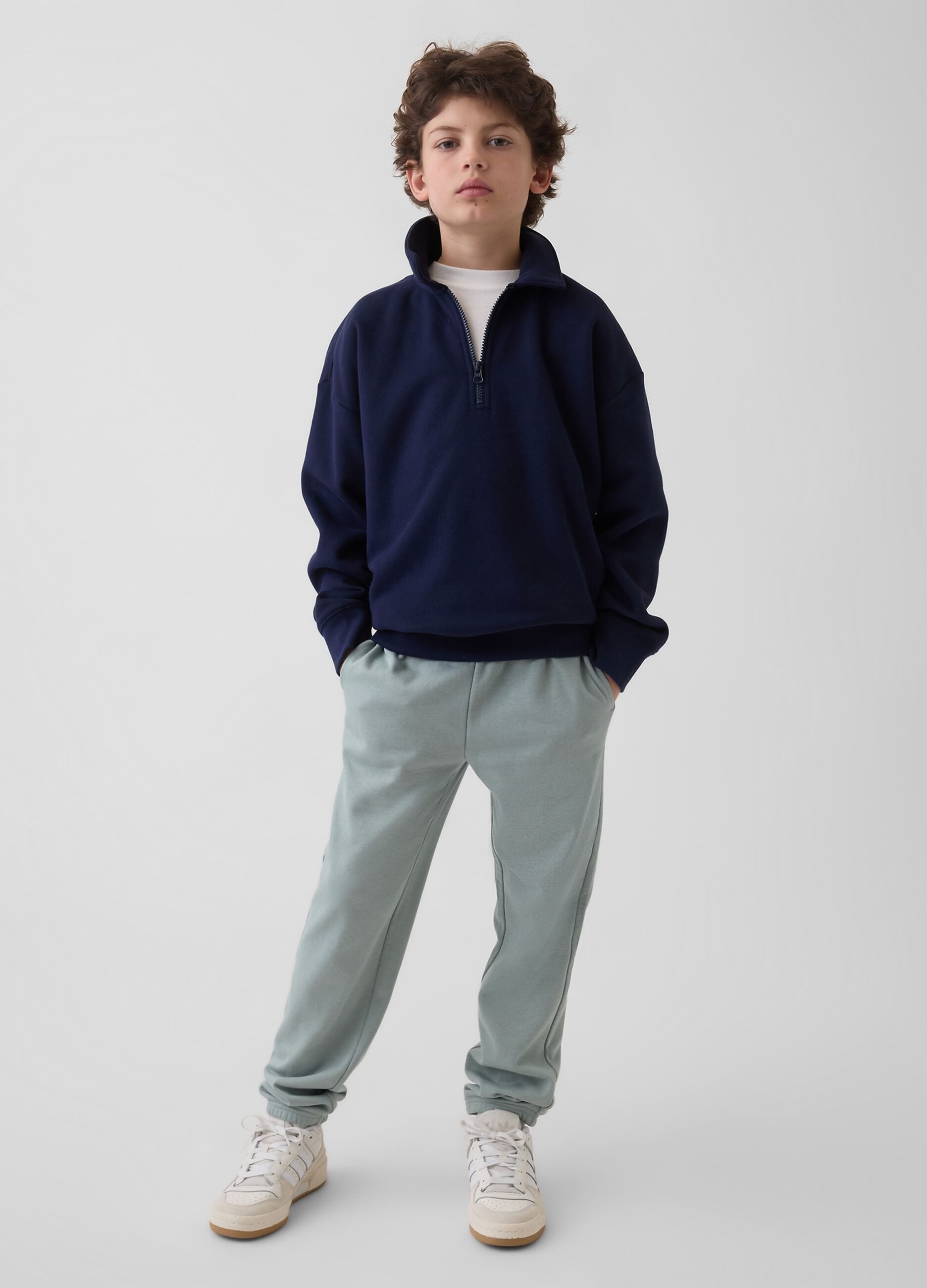 Joggers in misto cotone regular fit