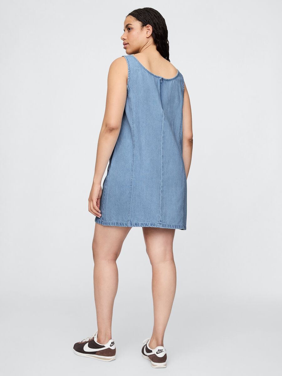 Abito corto in denim Gap Donna_5