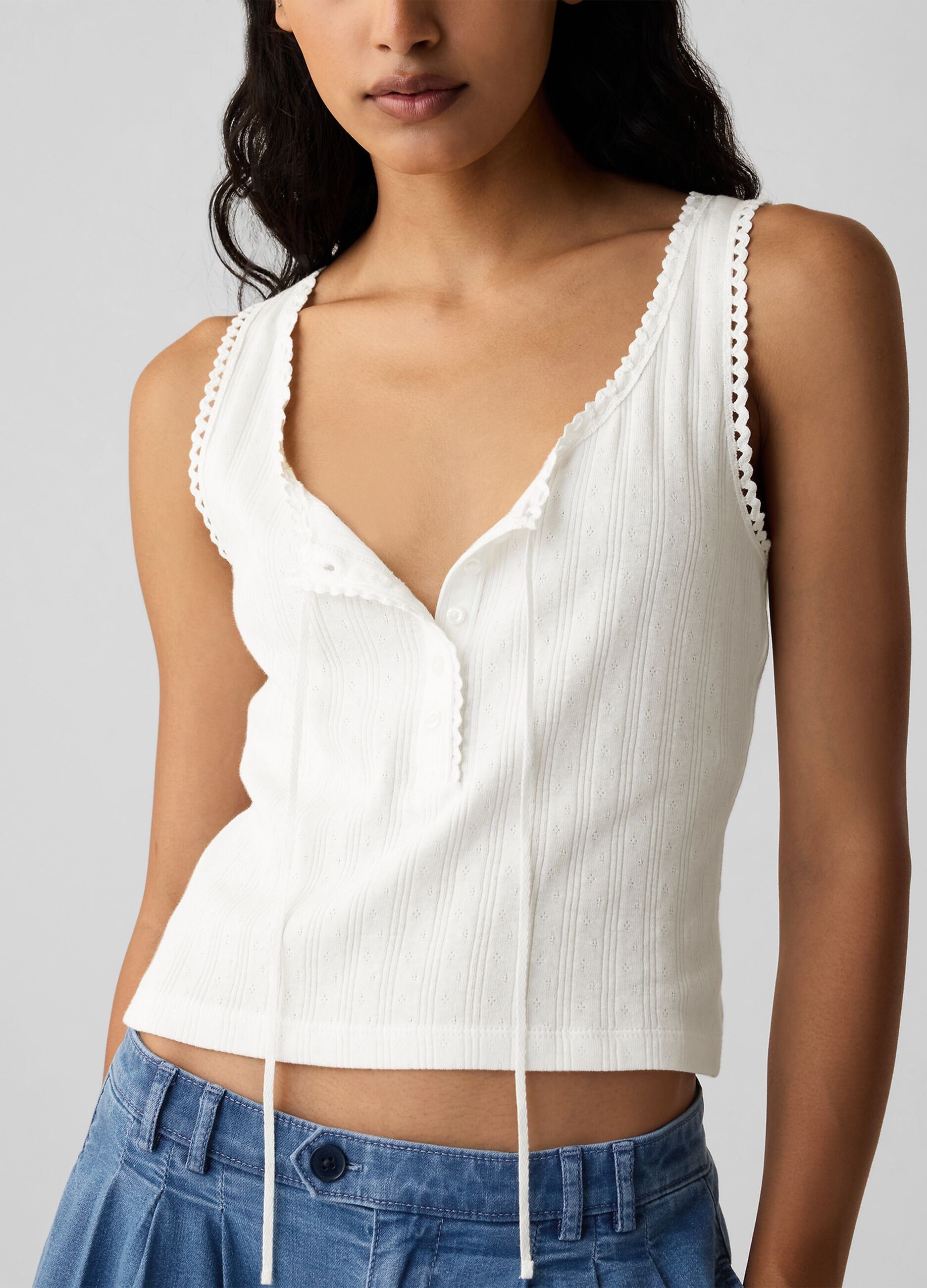 GAP for DÔEN pointelle tank top_1
