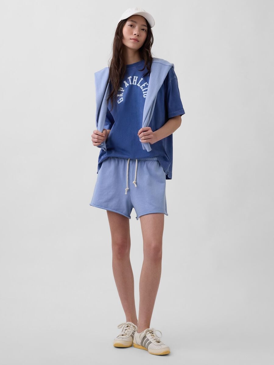 T-shirt a maniche corte in puro cotone con logo GAP Donna_2