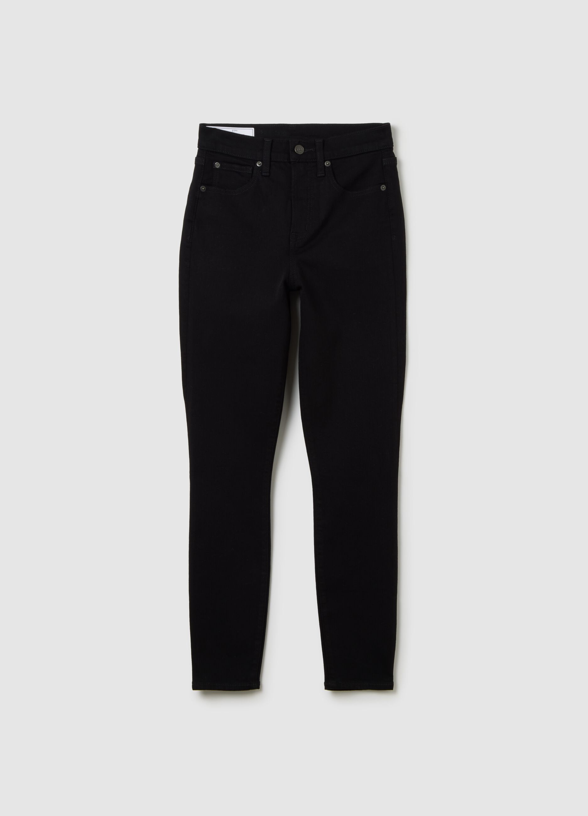 Jeans skinny fit a vita alta_4