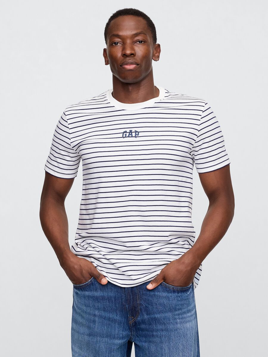 T-shirt a righe Uomo_0