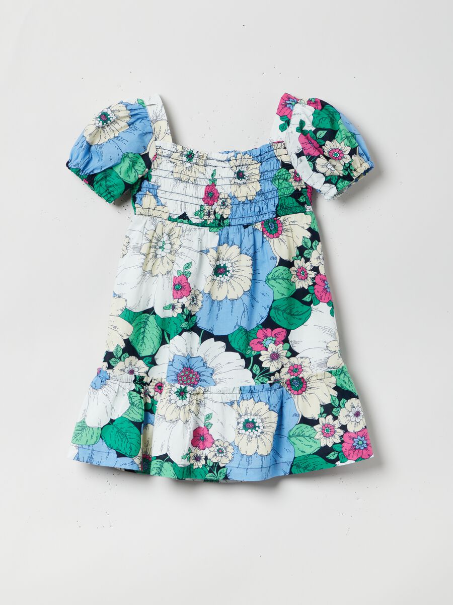 Dress with floral print. Toddler Girl_1
