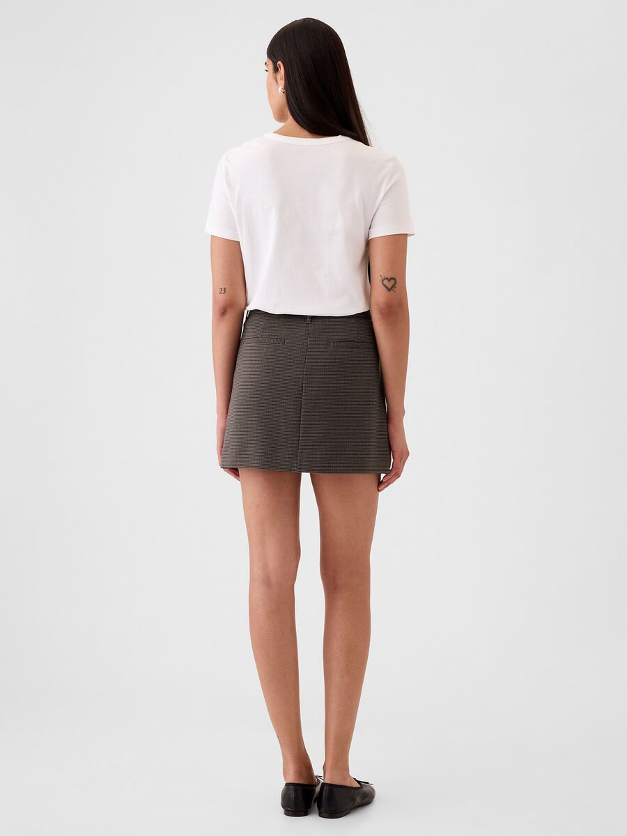 Minigonna in pied de poule Donna_2
