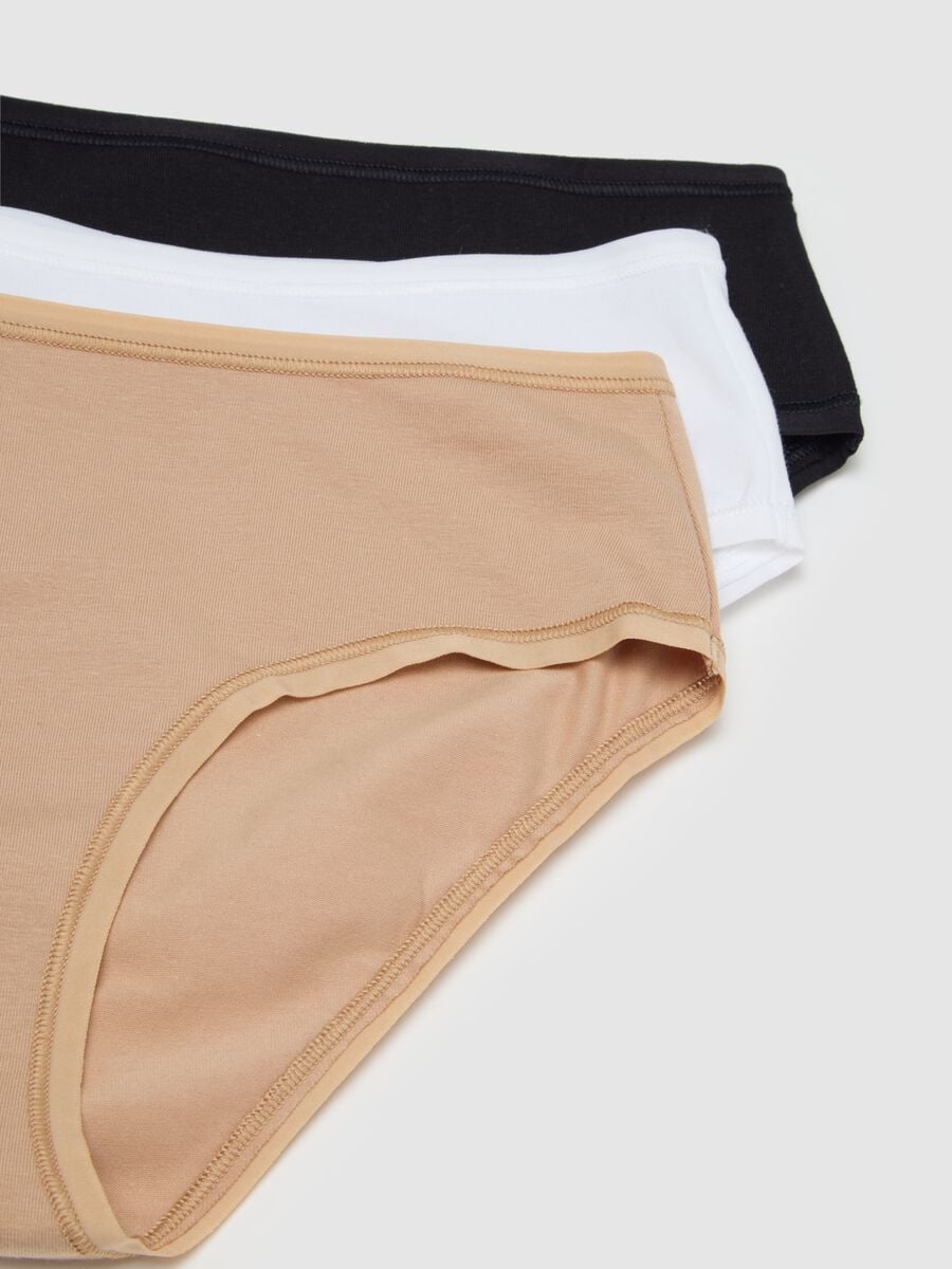 Tripack culotte in cotone bio stretch Donna_2