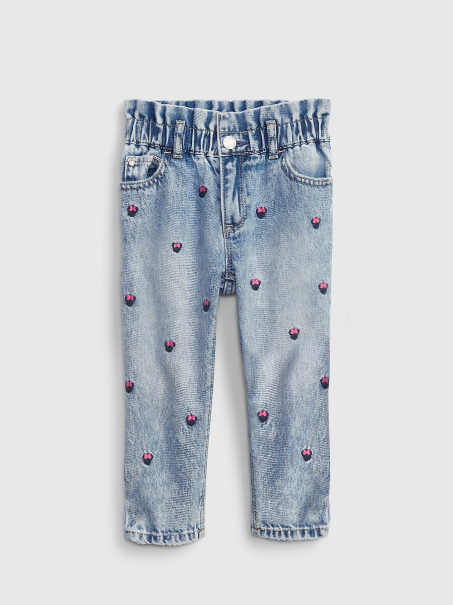 Jeans with Disney Minnie Mouse embroidery Newborn Boy_0